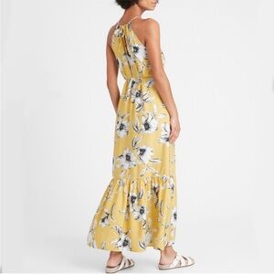 Banana Republic Petite Halter Maxi Dress